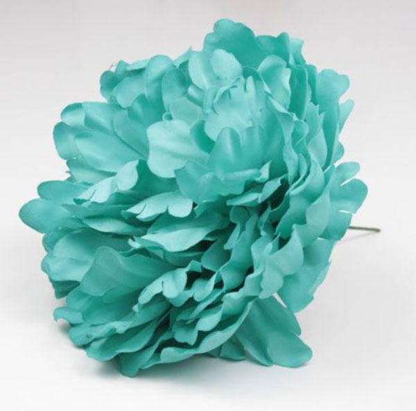 青い芍薬の花 16cm | FlamencoExport